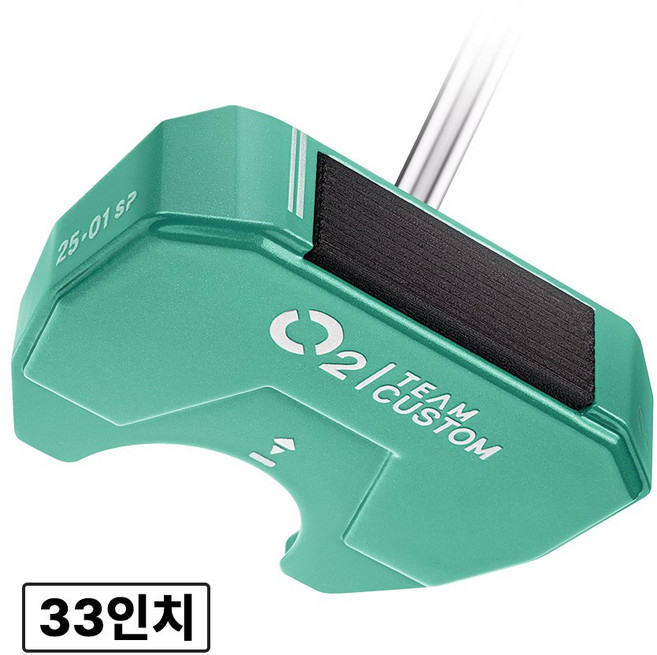 팀커스텀 제로토크 직진성 관용성 제로투 퍼터, 33인치, 민트, 3도