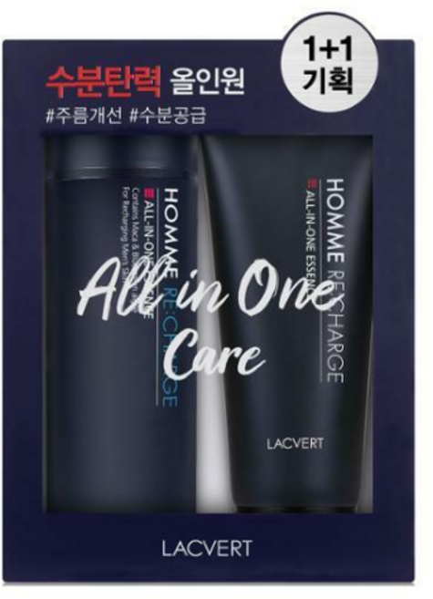 라끄베르 옴므 리차지 올인원 에센스 1+1 한정기획 (150ml+150ml), 1SET, 150ml