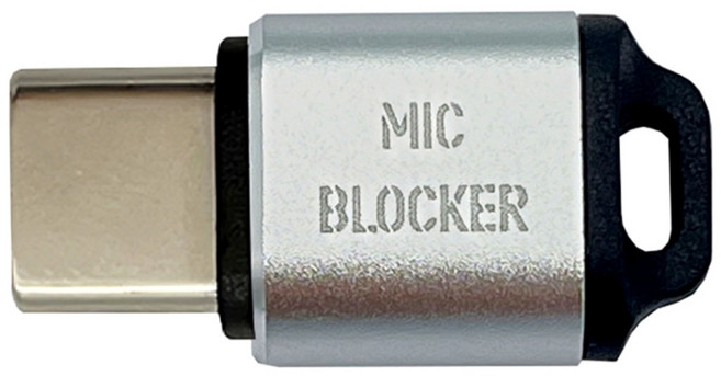 마이크 잠금 USB C MIC 차단기 프라이버시 보호기는 모든 USB C 장치 노트북 스마트폰 태블릿과 함께 작동합니다, White, 1개