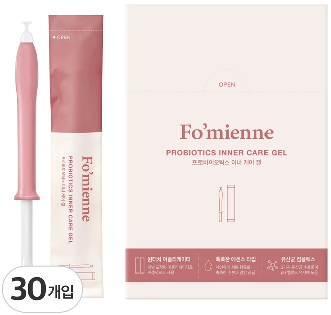 포미엔느 프로바이오틱스 이너 케어젤, 54g, 1개 - 쿠팡