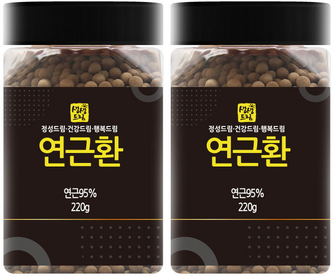연근환 2병 (총440g) 국산 국내산, 2개, 220g