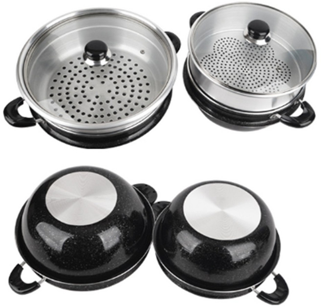 미니 가마솥 이유식찜기 솥단지 떡시루 찜통, 본상품선택, 26cm, 1개