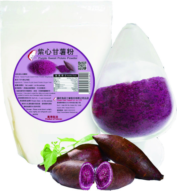 臺旺 紫心甘薯粉 (超商取貨限購8包), 1個, 500g