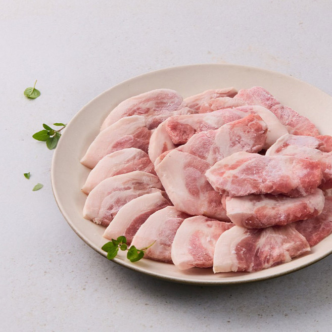 하이포크 바로구이 꼬들목살 600g (300g x 2팩) 한돈 브랜드 돼지고기 구이 실속형 냉동 포장육, 2개, 0.3kg