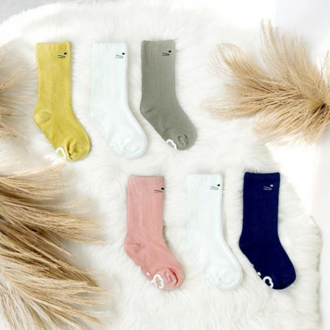 [1+1] 솜니움베베 남아 여아 미끄럼방지 양말 3종 세트 (총 6 켤레)