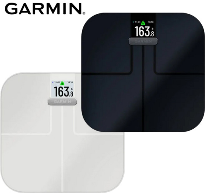 [WI-FI연결가민앱]가민 Index S2 Smart Scale 스마트 스케일 체중계 및 모니터, 블랙