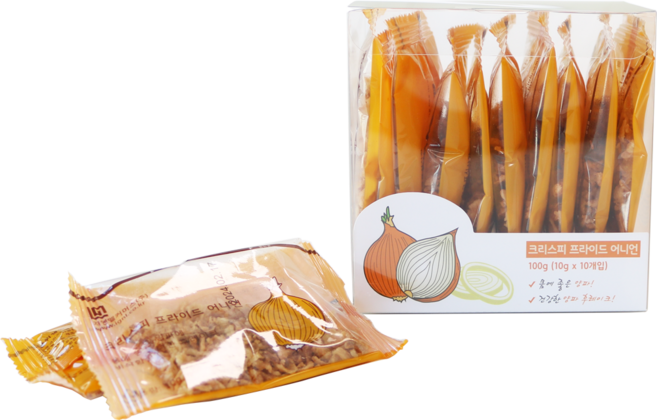 지엔엘커머스 양파후레이크 크리스피 프라이드 어니언 양파 튀김 100g(10g x 10ea), 100g, 1개