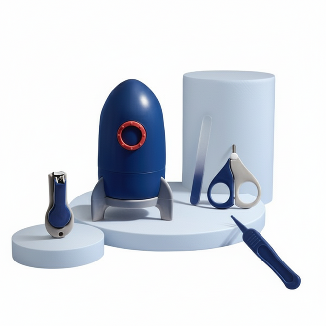 플릿플릿 아기 손톱깎이 우주선, 블루, 1세트