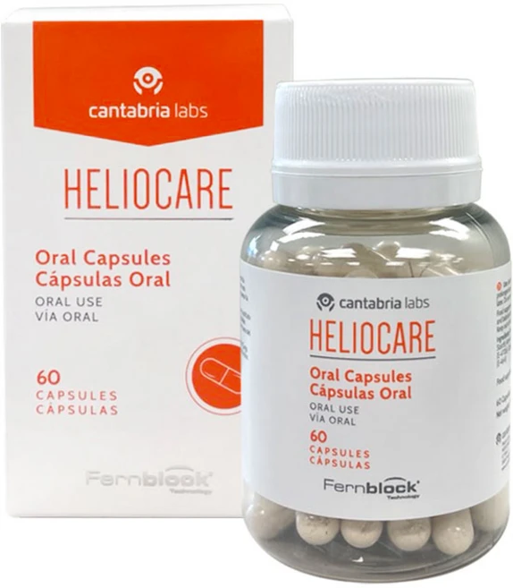 헬리오케어 HELIOCARE 먹는 선크림 60캡슐, 60정, 1개 - 쿠팡
