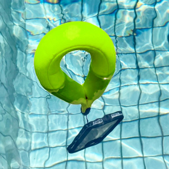 위크나인 노샘케이스 핸드폰 방수케이스 + 둥둥밴드 부력 스트랩 세트, 1개, 아이폰 17 Pro, 둥둥밴드 그린