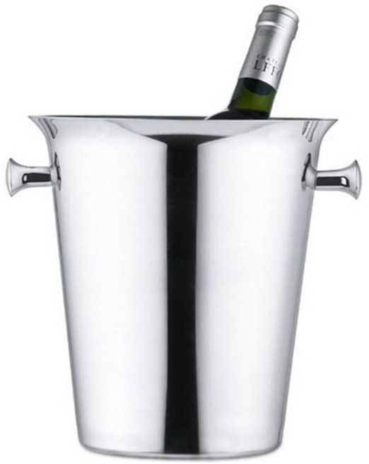 스테인레스 샴페인 쿨러 칠러 얼음통 아이스버킷 와인 양주 맥주, 1개, 5L