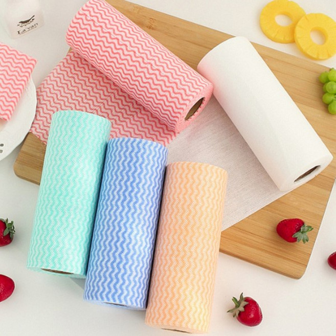 일회용 다용도 수세미 행주 40매 x 2개