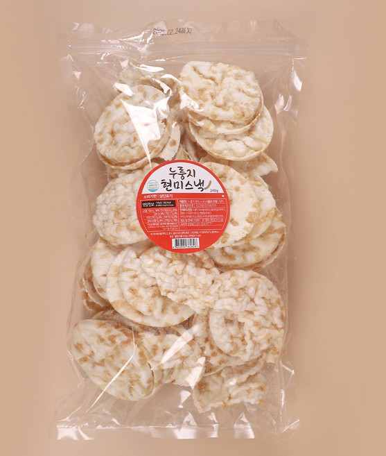 누룽지 현미스낵, 4개, 240g