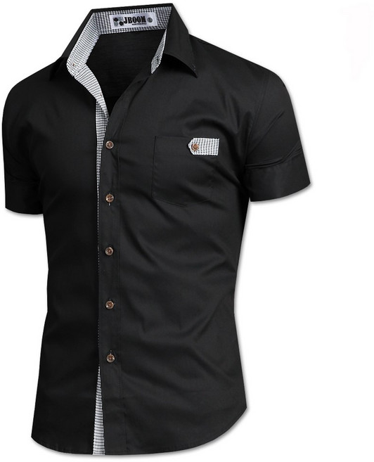 제이붐남성용비조포인트면스판반팔셔츠 ST83