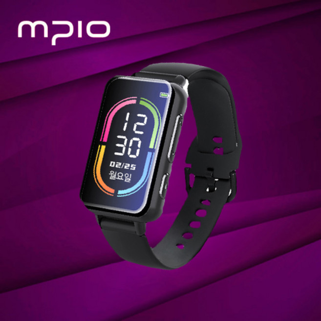 엠피오 시계형 원터치 보이스레코더 고음질 장시간 손목시계 녹음기 V16 (16GB), 엠피오 V16