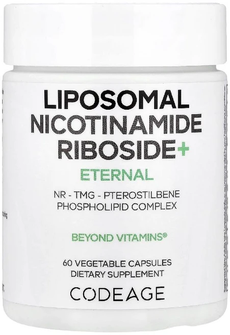 코드에이지 리포좀 니코틴아마이드 리보사이드+ 500mg Eternal 베지 캡슐 60정, Codeage 리포소말 니코틴아마이드 리보사이드+ 베지 - 쿠팡