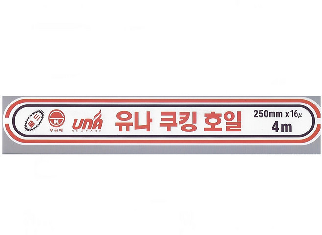 유나 두꺼운알루미늄 쿠킹호일 16미크론, 1개, 4m