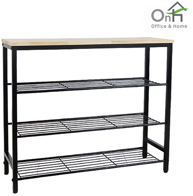 오피스엔홈 프론트 다용도 현관벤치 간이신발장 선반 화분대, 4단
