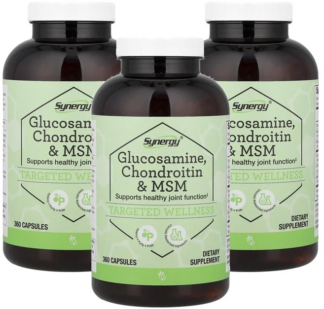 비타코스트 시너지 글루코사민 콘드로이틴 & MSM 캡슐 360정, 3개 - 쿠팡