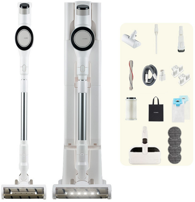 캐치웰 CX PRO 매직타워 N 무선청소기 CXPRON, 화이트, CXPRON+물걸레키트