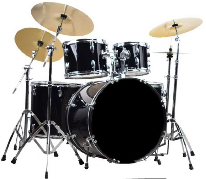 드럼 입문용 초보자 스틱 블랙 교회 가정용 연습, 1개, 19. 5드럼4심벌-별빛퍼플