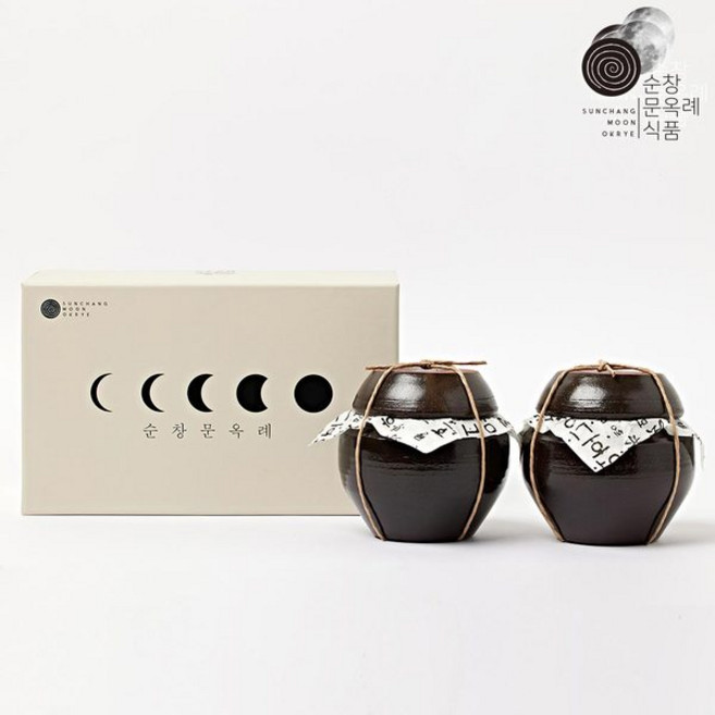 순창 문옥례 식품 선물세트 웰빙4-1호 고추장 400g+굴비장아찌 400g 옹기 고급포장, 순창 문옥례 식품 선물세트 웰빙4-1호 고추장 400g, 400g, 1