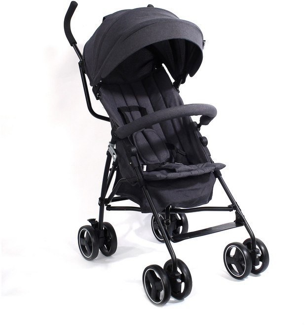 뉴 웰본 로브스또 트리플 휴대용 경량 유모차, 멜란지블랙