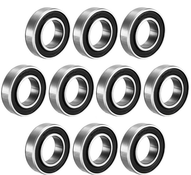 10PCS 6902-2RS 자전거 허브 베어링 15X28X7mm 6902 2RS 볼 베어링 6902RS KOOZER XM490 허브용, [01] WHITE, 1개