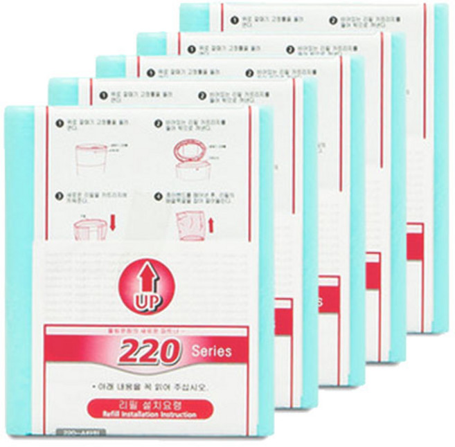 매직캔 정품 3겹 리필 매직롤 220시리즈 220R5B 220R5G 9L 가격인하, 단품, 1개