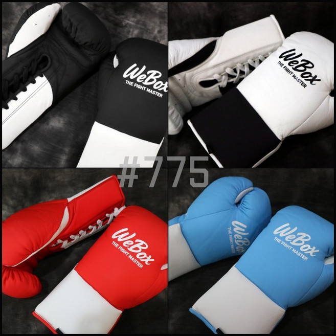 NOVABOXING 노바복싱 775 (프로시합용) WEBOX 복싱글러브, 1세트, 하늘색
