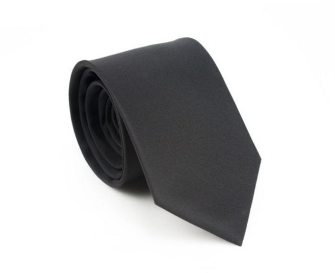 수동넥타이 5.5cm 단색 슬림 블랙 GM5001
