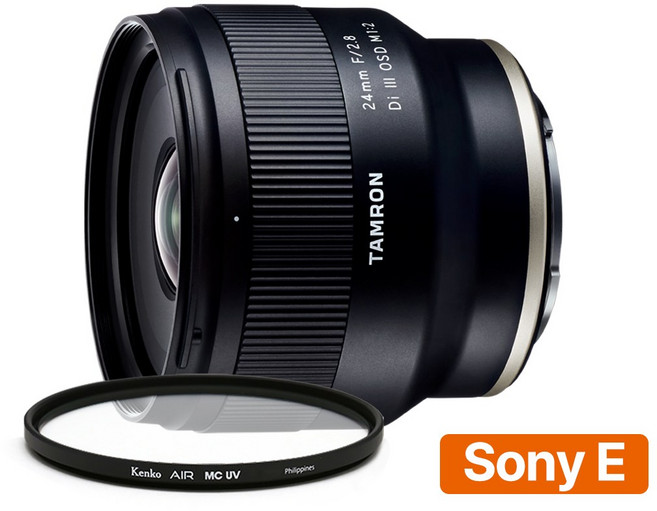 [지금사면 무상보증 3년] 탐론 24mm F/2.8 Di III OSD M1:2 F051 소니FE 렌즈 + 겐코 AIR 67mm 필터