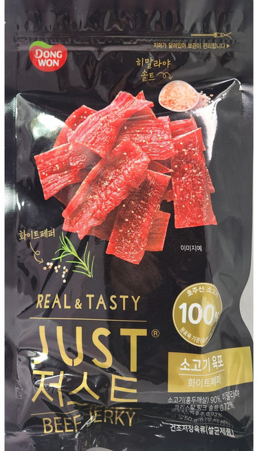 동원 저스트 소고기 육포 250g (화이트 페퍼) 코스트코, 1개