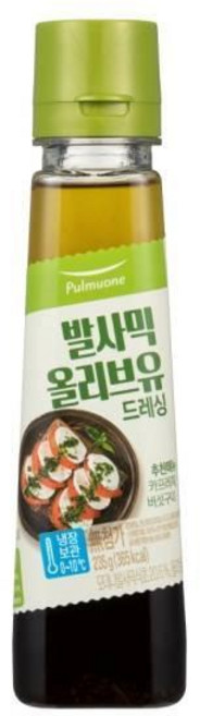다이어트 건강 샐러드 소스 풀무원 발사믹 올리브유 드레싱, 1개, 235g