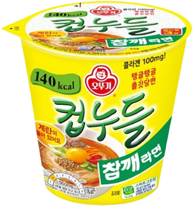오뚜기 컵누들 참깨라면 컵 37.5g, 2개