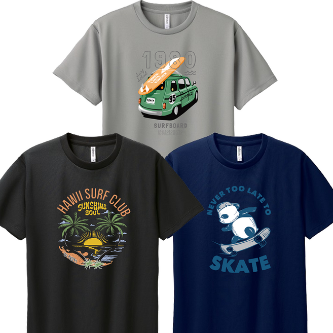 [1+1+1] 꼬마별 서핑 키즈 반팔티 유아 여아 남아 아동 주니어 옷 기능성 쿨론 반팔 티셔츠 여름 라운드 아동용