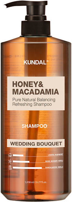 쿤달 네이처샴푸 웨딩부케향, 1.058L, 1개