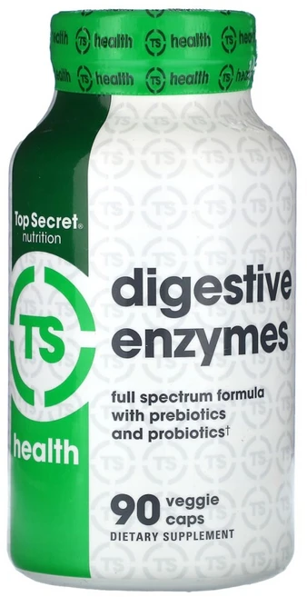 Top Secret Nutrition 건강 소화 효소 베지 캡슐 90정, Top Secret Nutrition 건강 ..., 1개 - 쿠팡