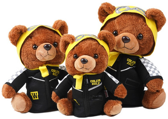 콜리스골프 파일럿베어2 인형 우드커버 헤드커버, 단품