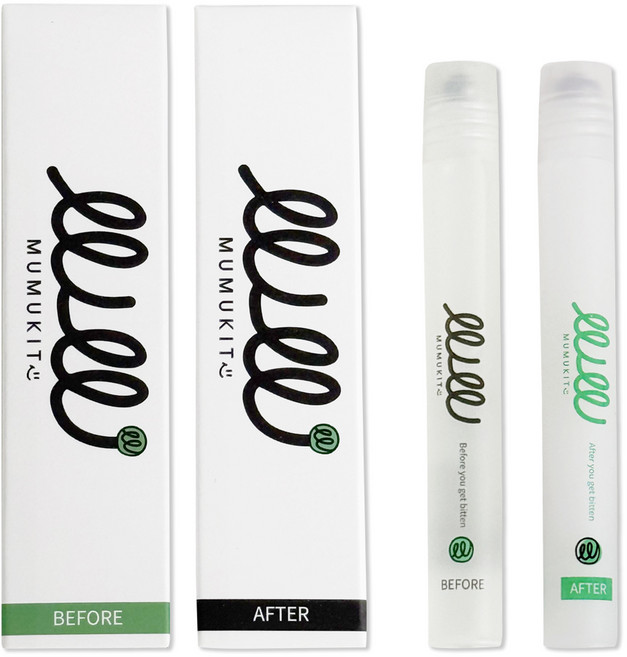 무무키토 아로마테라피 롤온스틱 듀오, 1세트, 12ml