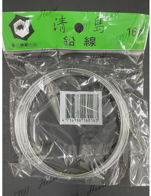 附發票 F.W "鍍鋅鐵線" 台灣製 鍍鋅鐵線 鉛線 各種尺寸 鍍鋅線 鐵線 鐵絲線 鐵絲 綑綁線, #16, 1個