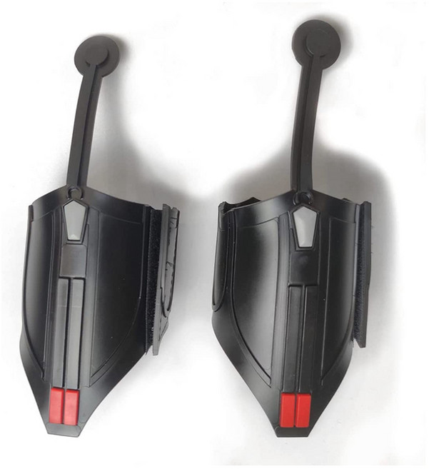 2 개 PCS 거미 손목 웹 슈터 장난감 거미 장식 아이를위한 슈퍼 장식 거미 의상 장식, 검은색