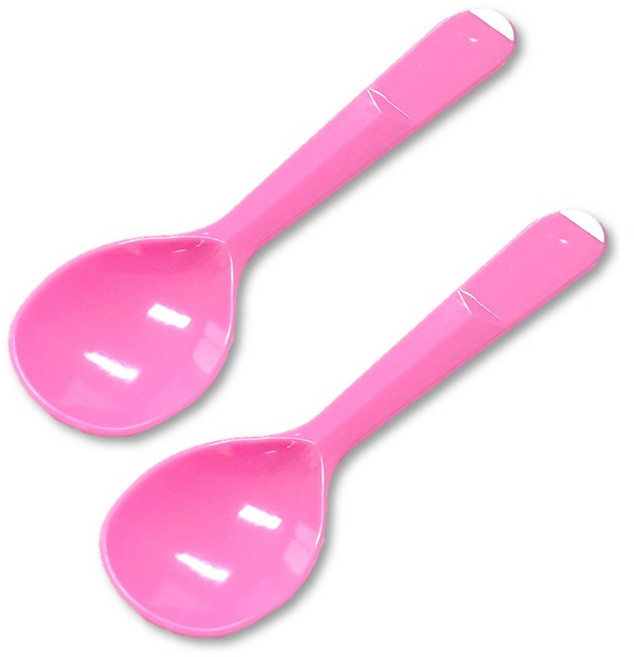 아이스크림스푼(소) 벌크포장 8.5cm, 1000개입, 1개, 분홍