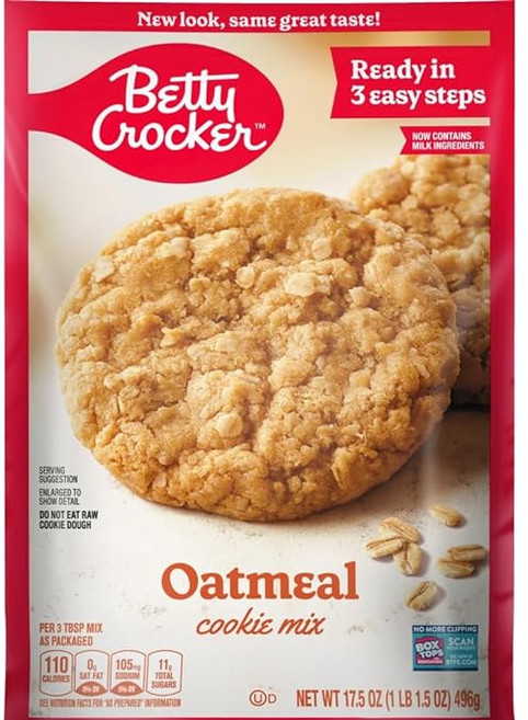 베티크로커 쿠키 믹스 오트밀, 496g, 1개