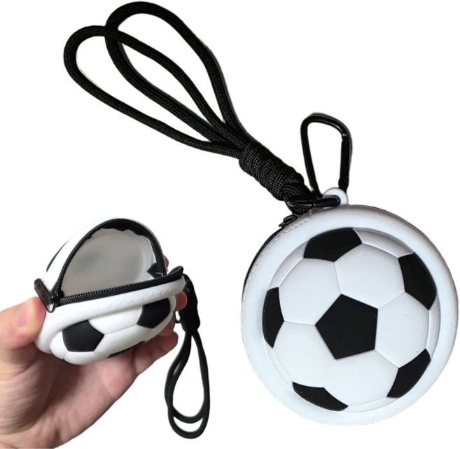 축구 키링 열쇠고리 축구공 키홀더 스포츠 굿즈 축구부 학교 선물, 1개, 화이트