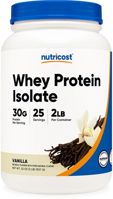 뉴트리코스트 WPI 웨이프로틴 아이솔레이트 맛있는 단백질 보충제 907g 바닐라맛 1개 - 쿠팡