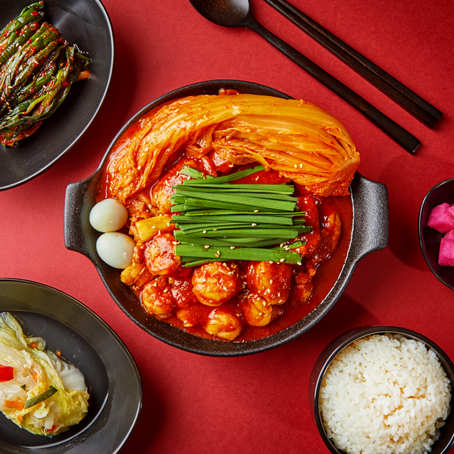 [천하일품] 묵은지곱도리탕 소곱창전골 밀키트 한우곱찜닭 야식 캠핑 집들이, 1개