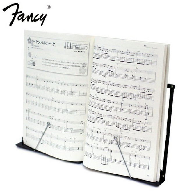 FANCY DS-068 桌上型摺疊譜架 附收納袋 台灣製 金屬樂譜架, 1個