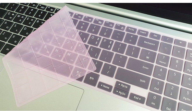 HP 240 G10 전용 노트북 키스킨 키보드커버 키보드덮개, 03.컬러스킨(핑크), 1개