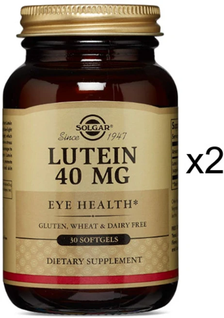 솔가 루테인 40mg 소프트젤, 30정, 2개 - 쿠팡